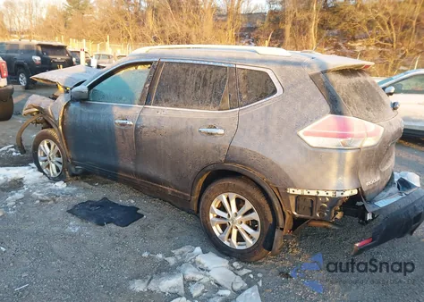 2016 Nissan Rogue Sv z USA, uszkodzony, nr VIN KNMAT2MV9GP612261